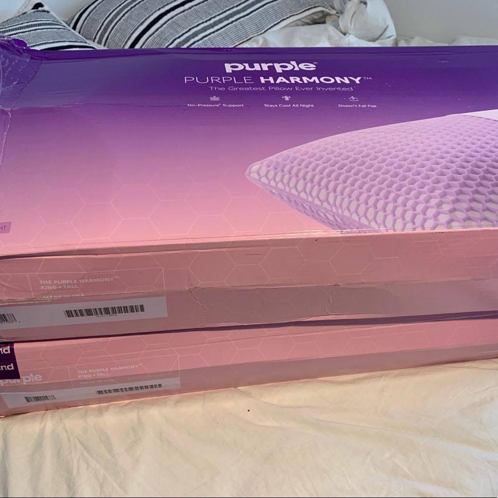 Purple brand harmony pillows king size (2)